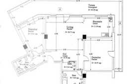 Penthouse 100 mp, terasa 44,28 mp, garaj subteran, zona Clujana