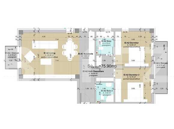 Apartament de vânzare 3 camere Zorilor - 24139AV | BLITZ Cluj-Napoca | Poza1