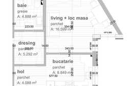 De vanzare garsoniera, 40 mp, semifinisata, zona strazii Donath