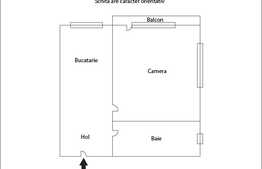 Garsoniera confort sporit, 40 mp, balcon, zona strazii Eroilor! Cu parcare!