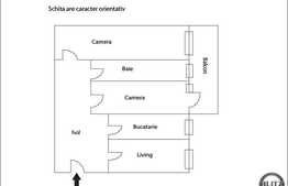 De vanzare apartament cu 3 camere , 72 mp, bloc izolat termic, zona tarnita