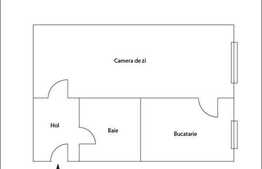 Garsoniera de vanzare, 28 mp,  cu boxa pentru depozitare,  in zona Negoiu