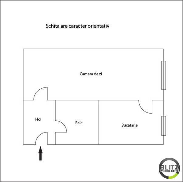 Garsonieră de vânzare Manastur - 2422AV | BLITZ Cluj-Napoca | Poza1