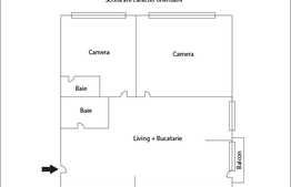 3 camere, 65.63 mp! Complet mobilat si utilat! Parcare! Zona strazii Florilor!