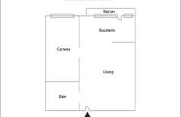 Apartament de vanzare 2 camere, 52 mp! Zona usor accesibila!