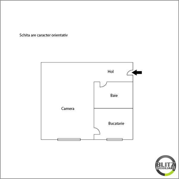 Garsonieră de vânzare Zorilor - 2432AV | BLITZ Cluj-Napoca | Poza1