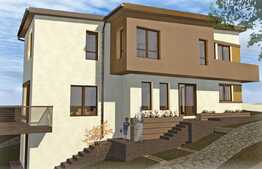 Vanzare casa cuplata, 147 mp utili, 357 mp teren, semifinisata, zona linistita!