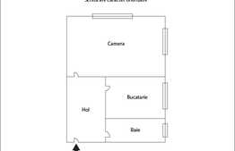 De vanzare garsoniera 36 mp, decomandata, parcare,  zona Auchan 