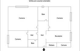 3 camere, 68,45 mp, decomandat, boxa subsol, zona Spitalului de Recuperare