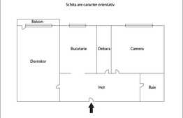 Apartament 2 camere, 61 mp, decomandat, etaj intermediar, zona The Office