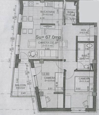 Apartament de vânzare 3 camere Borhanci - 24397AV | BLITZ Cluj-Napoca | Poza1