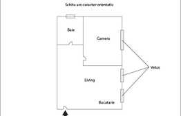 De vanzare mansarda, 2 camere, 48 mp! Zona strazii Somesului!