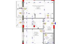 2 camere, 74,7 mp, decomandat, etaj intermediar, imobil nou, zona Piata 14 Iulie