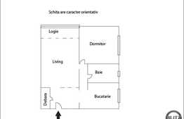 Apartament cu 2 camere, decomandat, 52 mp, cu loc de parcare