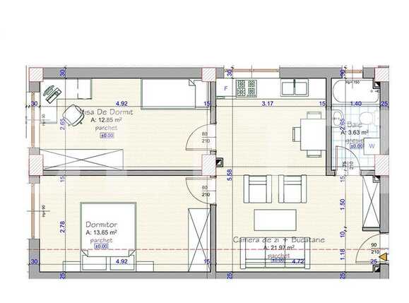 Apartament de vânzare 3 camere Intre Lacuri - 24532AV | BLITZ Cluj-Napoca | Poza1