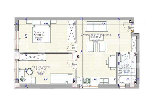 Apartament de vânzare 3 camere Intre Lacuri - 24534AV | BLITZ Cluj-Napoca | Poza1