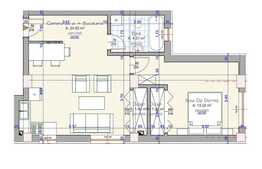 Apartament 2 camere, 45,21 mp, semifinisat, imobil nou, zona Iulius Mall