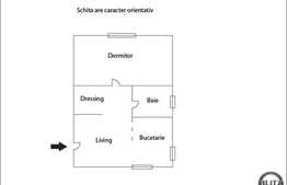 Apartament de vanzare cu 2 camere,  beneficiaza de parcare cu CF