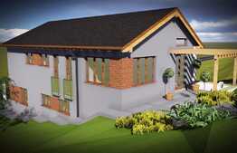 Casa individuala 205 mp utili, teren 545 mp, zona rezidentiala linistita!