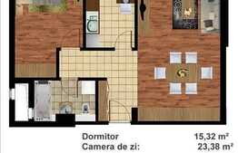 Vanzare apartament semifinisat, complex exclusivist, 2 camere 59 mp, in Centru!