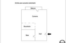 Apartament 1 camera, de vanzare, zona Piata Marasti. Mobilat si utilat!