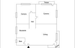 3 camere, 86 mp, semifinisat, imobil nou, terasa, garaj, zona Cluj Arena