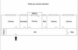 Apartament 4 camere, 84,4 mp, decomandat, parcare, zona Flora Parc