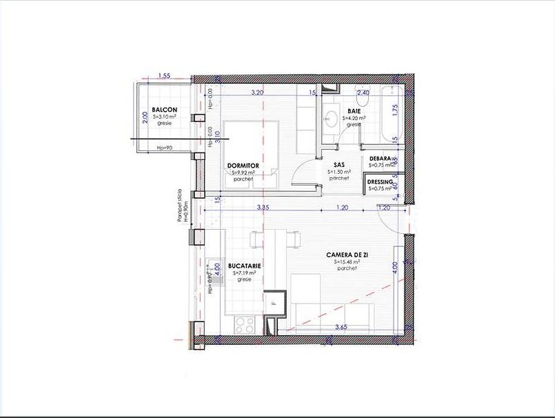 Apartament de vânzare 2 camere Bună Ziua - 24741AV | BLITZ Cluj-Napoca | Poza1