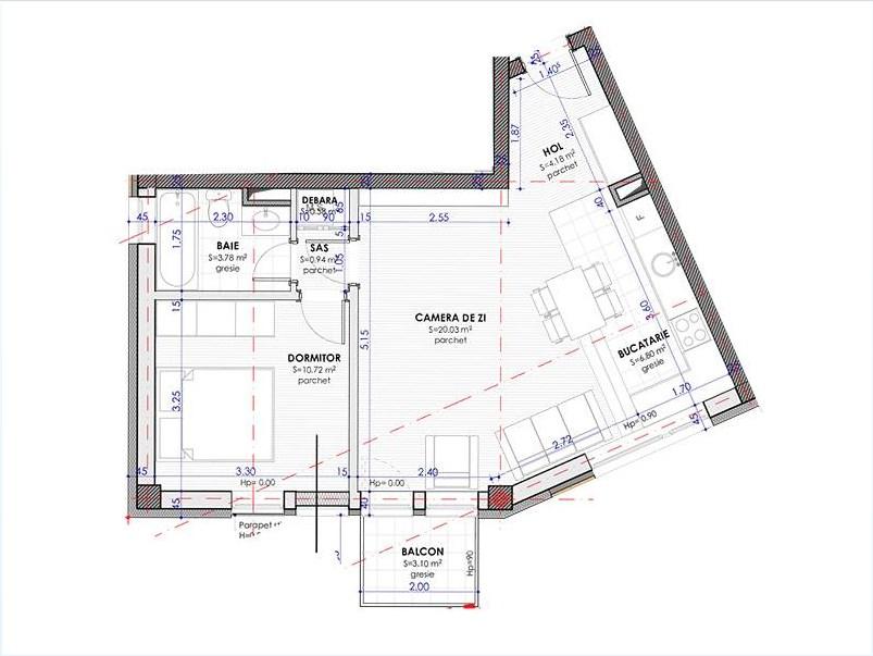 Apartament de vânzare 2 camere Bună Ziua - 24742AV | BLITZ Cluj-Napoca | Poza1