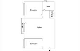 2 camere, 42 mp, etaj intermediar, mobilat modern, parcare, zona Big