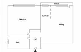 Apartament 2 camere , 52.17 mp! Loc de parcare! Zona strazii Florilor!