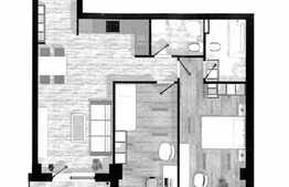 3 camere, 62 mp, decomandat, finisat, imobil nou, zona strazii Oasului