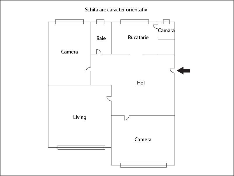 Apartament de vânzare 3 camere Manastur - 24868AV | BLITZ Cluj-Napoca | Poza1