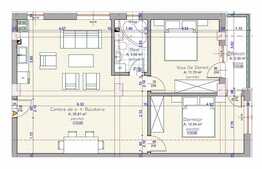 3 camere, 63,97 mp, semifinisat, imobil nou, etaj intermediar, zona Iulius Mall