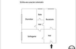 Apartament 2 camere, decomandat, 50 mp utili, boxa la subsol, zona Interservisan
