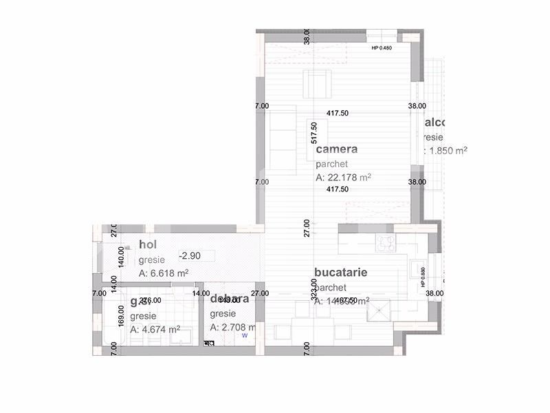 Garsonieră de vânzare Grigorescu - 25055AV | BLITZ Cluj-Napoca | Poza2