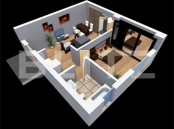 Apartament de vânzare 2 camere Dambul Rotund - 25085AV | BLITZ Cluj-Napoca | Poza1