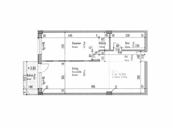 Apartament de vânzare 2 camere Dambul Rotund - 25087AV | BLITZ Cluj-Napoca | Poza1