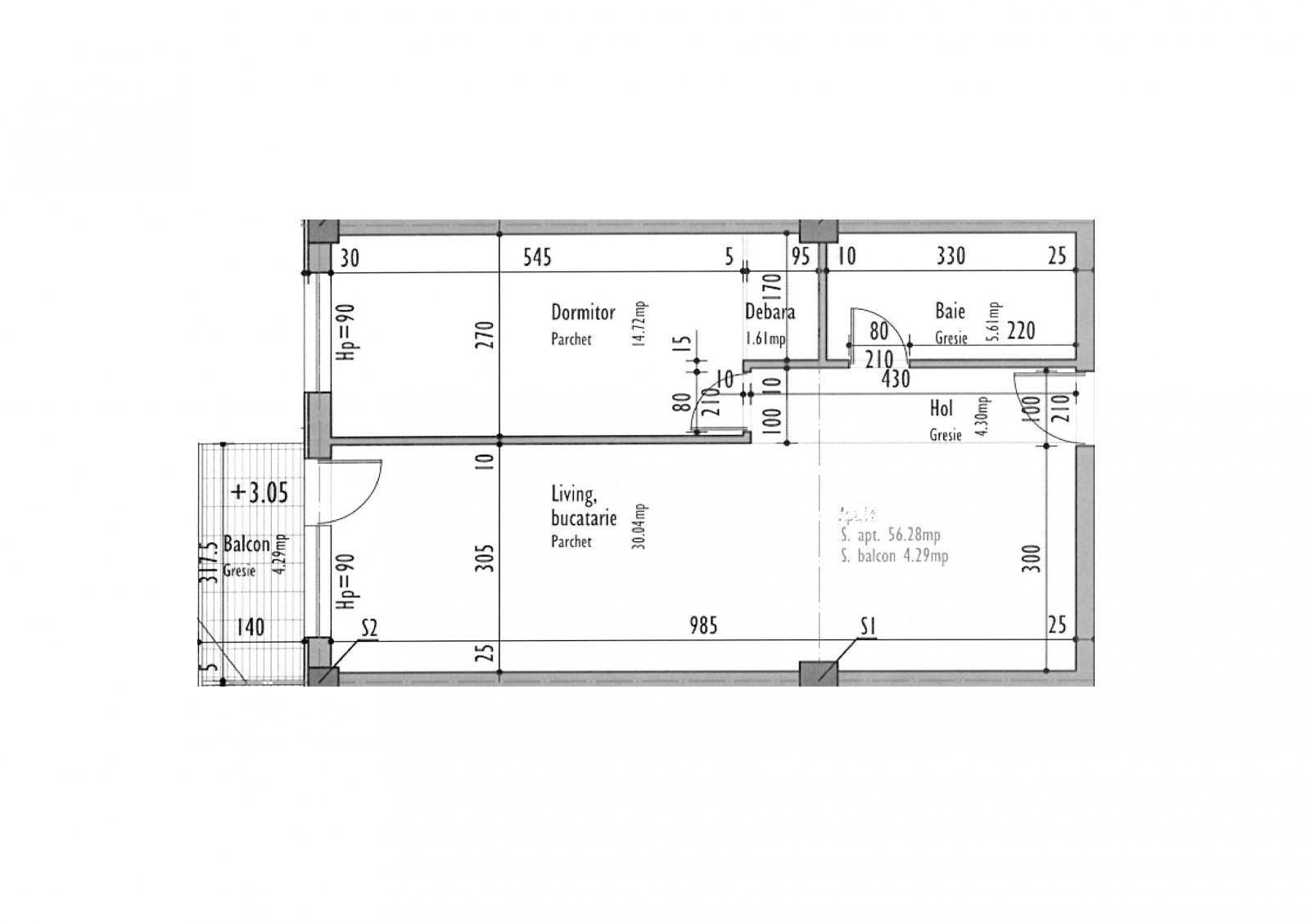 Apartament de vânzare 2 camere Dambul Rotund - 25087AV | BLITZ Cluj-Napoca | Poza1