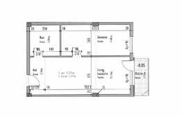 Apartament 2 camere, 47,27 mp, semifinisat, zona strazii Taietura Turcului