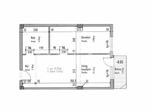 Apartament de vânzare 2 camere Dambul Rotund - 25090AV | BLITZ Cluj-Napoca | Poza1