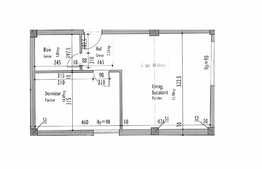 Apartament 2 camere, 48,61 mp, semifinisat, zona strazii Taietura Turcului