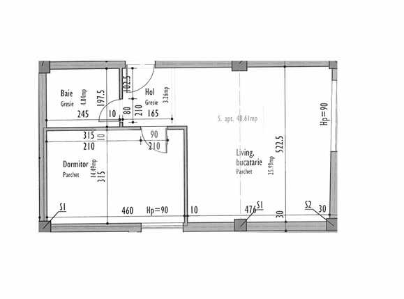 Apartament de vânzare 2 camere Dambul Rotund - 25091AV | BLITZ Cluj-Napoca | Poza1