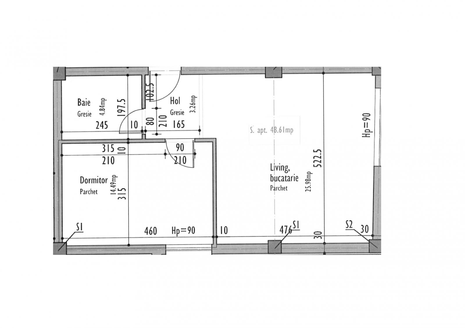 Apartament de vânzare 2 camere Dambul Rotund - 25091AV | BLITZ Cluj-Napoca | Poza1