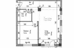 Apartament 2 camere, 53,73 mp, semifinisat, zona strazii Taietura Turcului