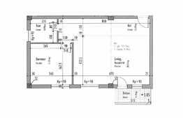 2 camere, 59,17 mp, etaj intermediar, semifinisat, zona Taietura Turcului