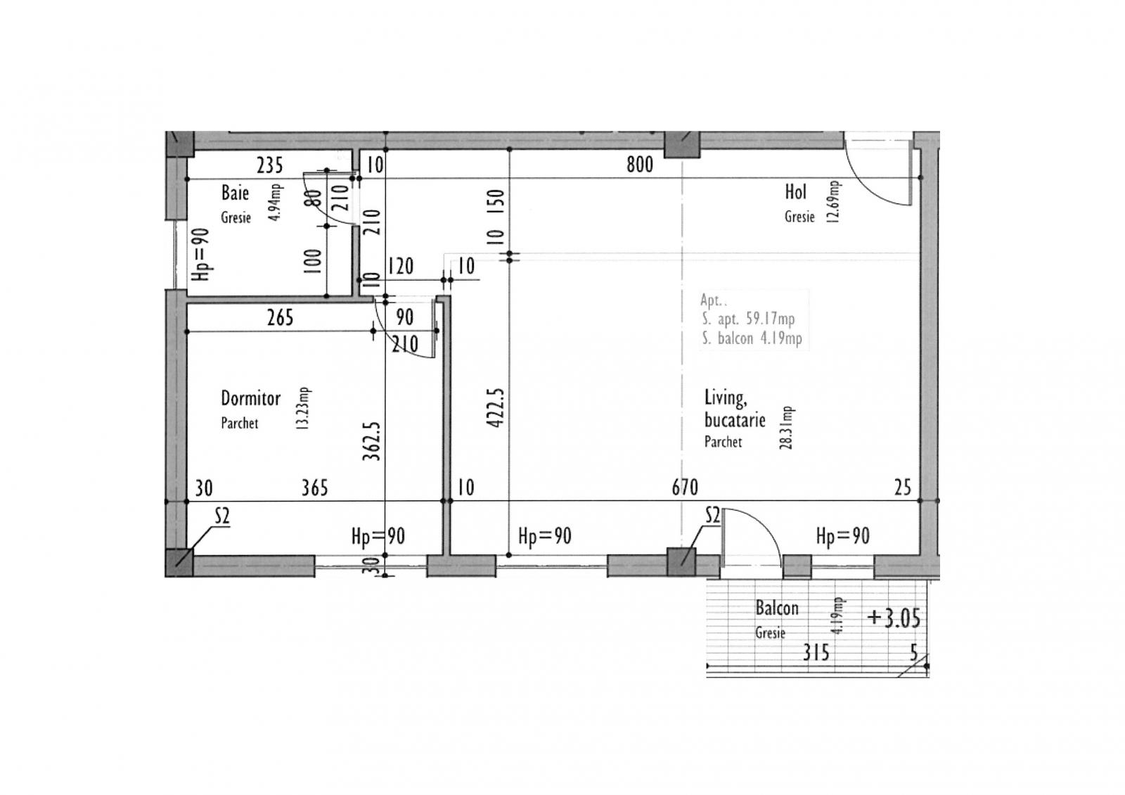 Apartament de vânzare 2 camere Dambul Rotund - 25096AV | BLITZ Cluj-Napoca | Poza1