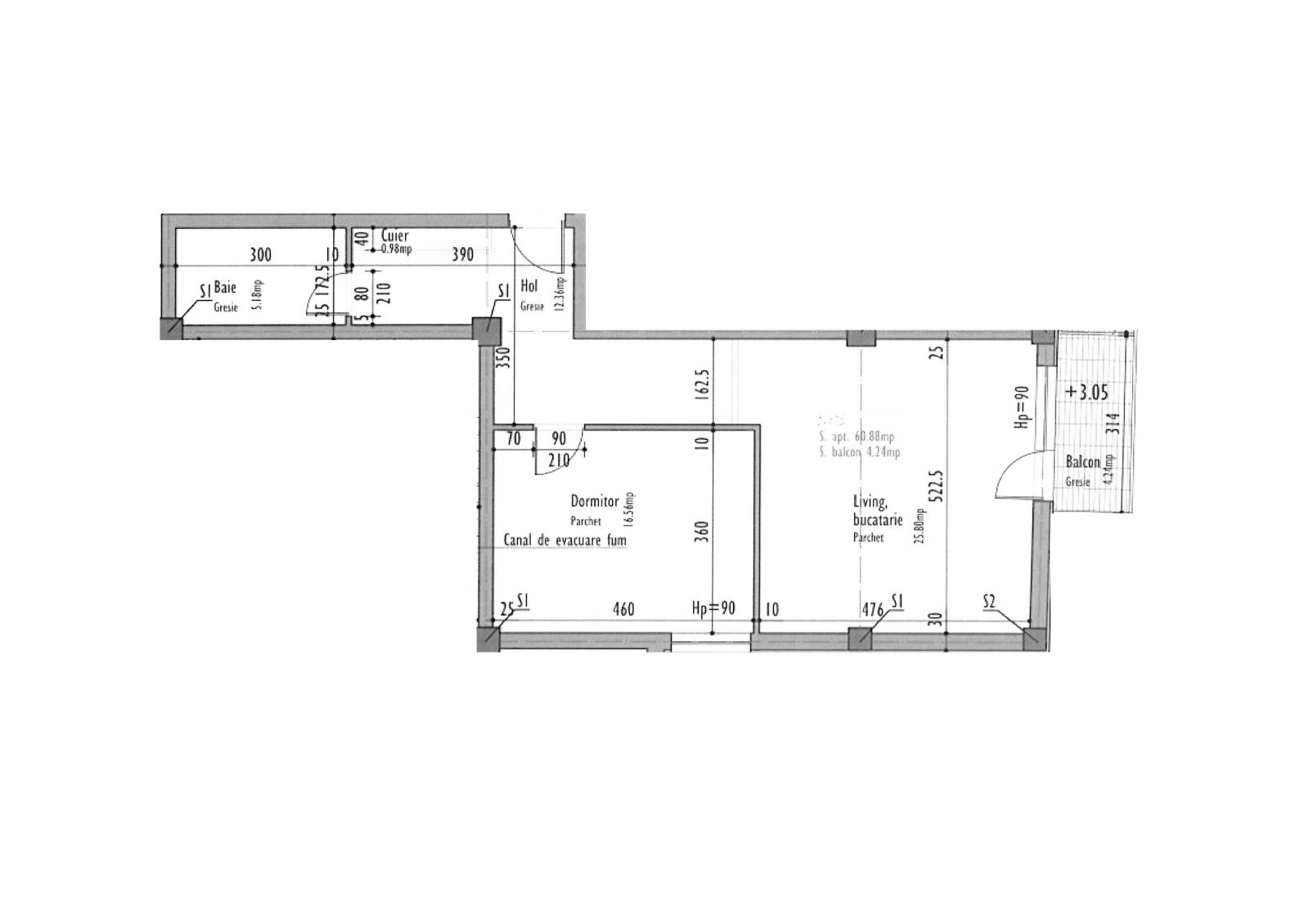 Apartament de vânzare 2 camere Dambul Rotund - 25097AV | BLITZ Cluj-Napoca | Poza1