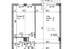 Apartament 2 camere, 51,69 mp, semifinisat, zona strazii Taietura Turcului