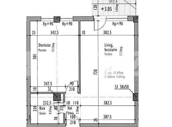 Apartament de vânzare 2 camere Dambul Rotund - 25099AV | BLITZ Cluj-Napoca | Poza1
